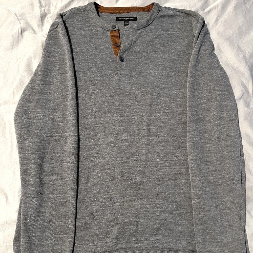 Banana Republic Wool Henley sweater